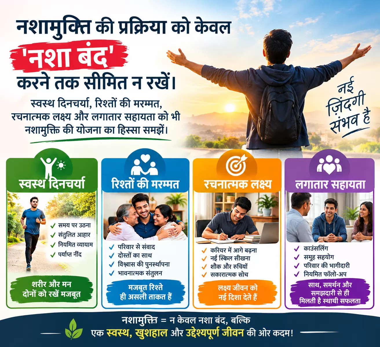 अम्हेरा नशा मुक्ति जागरूकता और परिवार सहायता